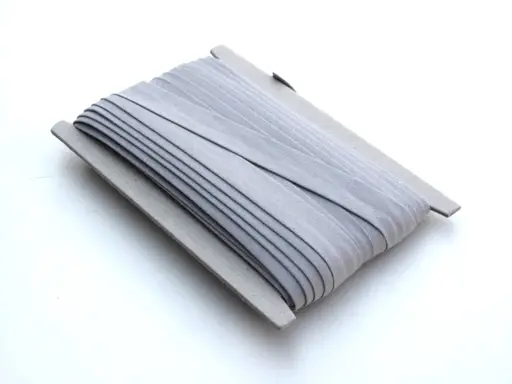 Šikmý prúžok bavlna 18mm/šedý svetlý