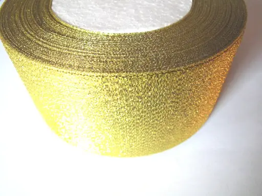 Stuha brokátová 50mmx 5m/zlatá