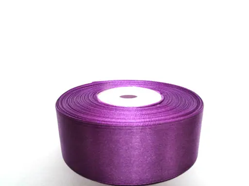 Stuha saténová 30mmx27m/fialová purpurová