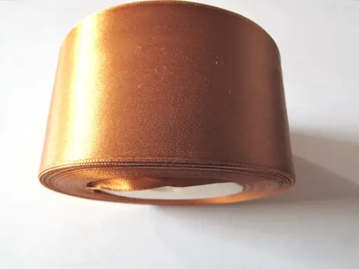Stuha saténová 50mm/tehlová