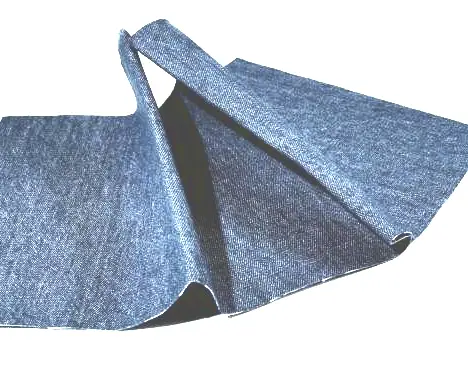 Nažehľovacia záplata riflová 43x20cm/indigo modrá