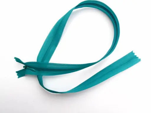Zips skrytý dederón 60cm/smaragdový zelený tmavší