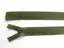 Zips skrytý dederón 40cm 263/army zelený