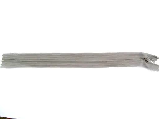 Zips skrytý dederón 22cm 535/šedý holubí
