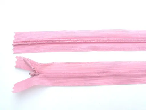 Zips skrytý dederón 60cm 133/ružový svetlý