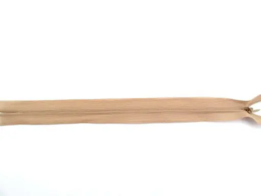 Zips skrytý dederón 22cm/béžový