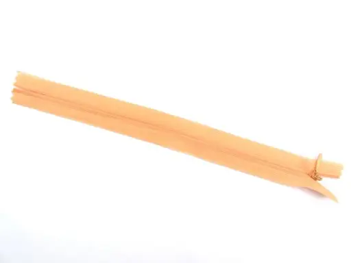 Zips skrytý dederón 22cm/marhuľový