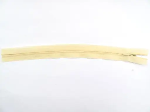 Zips skrytý dederón 22cm/maslový