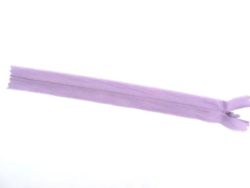 Zips skrytý dederón 22cm/ružovofialový