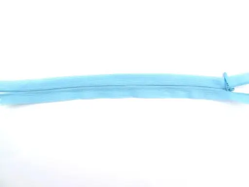 Zips skrytý dederón 18cm/svetlomodrý