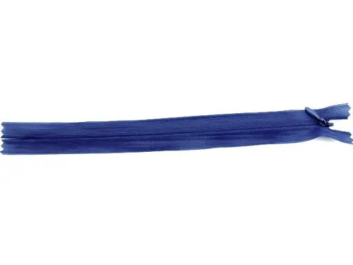 Zips skrytý dederón 18cm/tmavomodrý